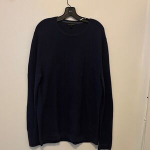 Banana Republic Men's Navy Crewneck Sweater